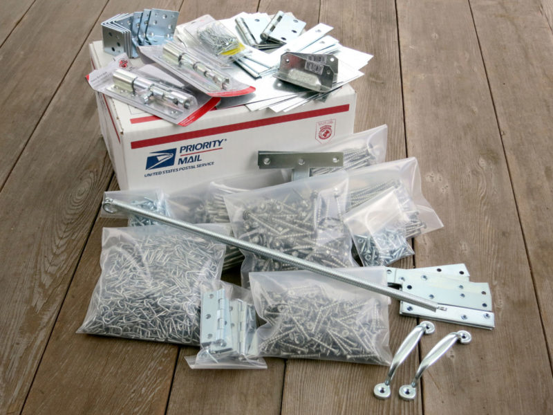 Hardware Quick Kit for The Garden Coop WalkIn Chicken Coop The