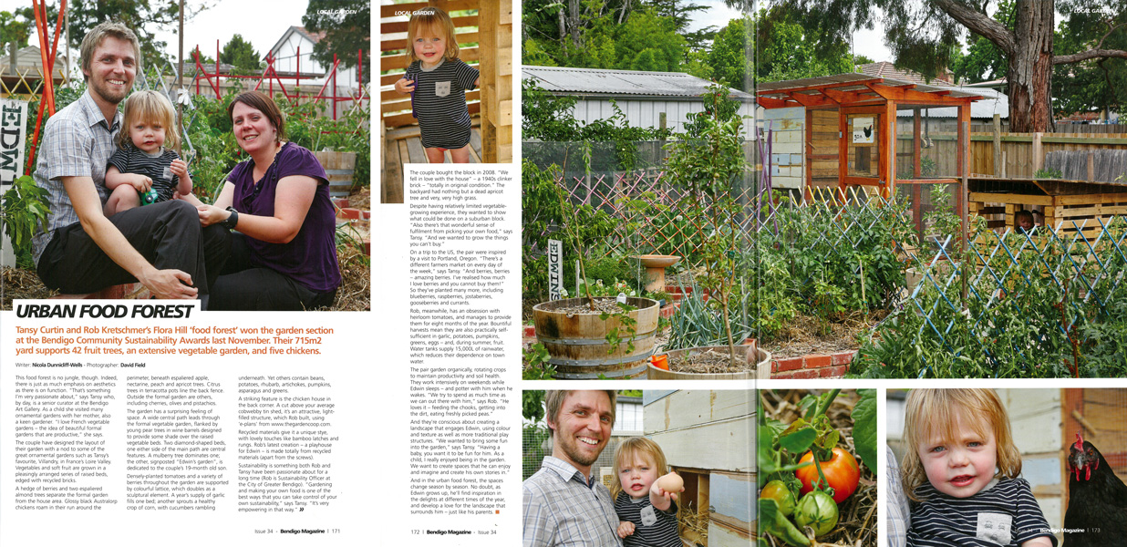 Rob and Tansy's Veggie Garden and Chicken Coop, Bendigo, Victoria