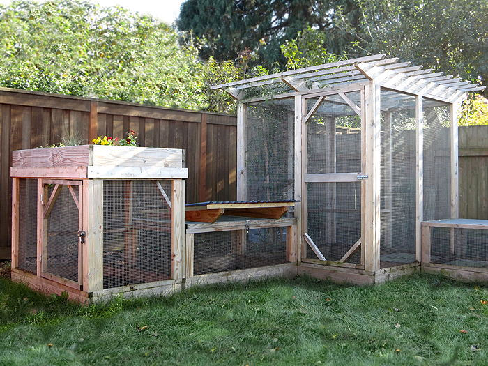 Introducing The Garden Run modular chicken run enclosure series The